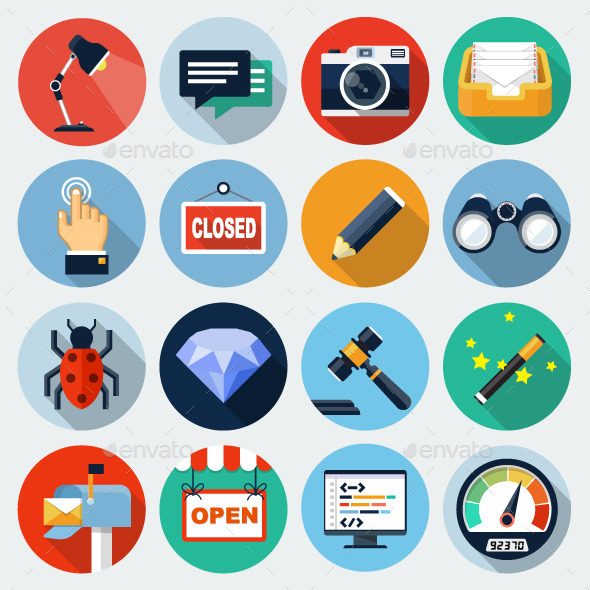 GraphicRiver Flaturici Set 8 9515397 GraphicRiver Flaturici Set 8 9515397