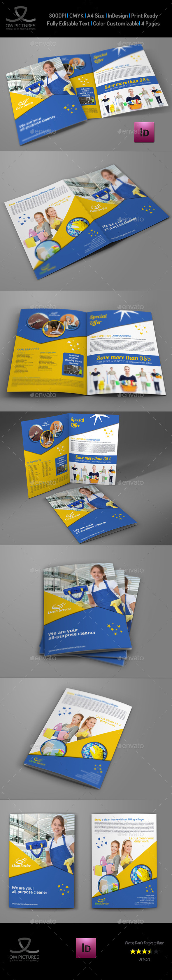 GraphicRiver Cleaning Services Company Bi-Fold Brochure 9515974 GraphicRiver Cleaning Services Company Bi-Fold Brochure 9515974