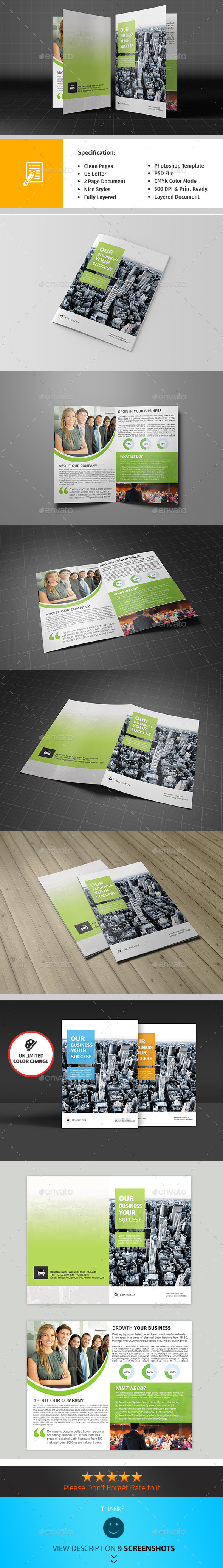 GraphicRiver Bifold Corporate Brochure Template Vol01 9516004 GraphicRiver Bifold Corporate Brochure Template Vol01 9516004