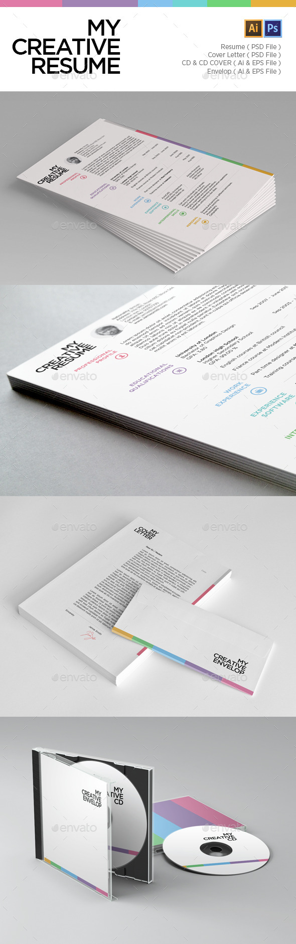 GraphicRiver My Creative Resume 4959454 GraphicRiver My Creative Resume 4959454