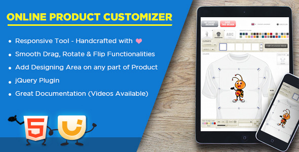 Online Product Customizer - CodeCanyon Item for Sale