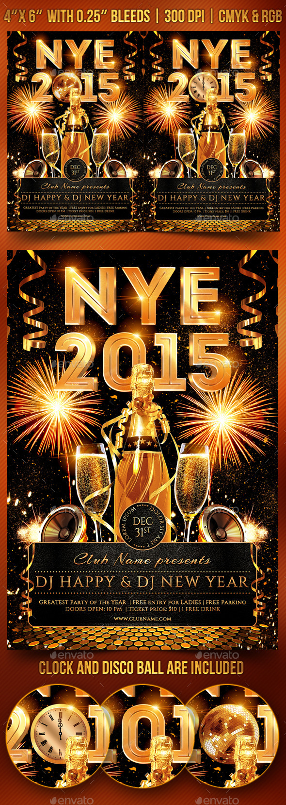 GraphicRiver New Year s Eve Party Flyer 9518294 GraphicRiver New Year s Eve Party Flyer 9518294