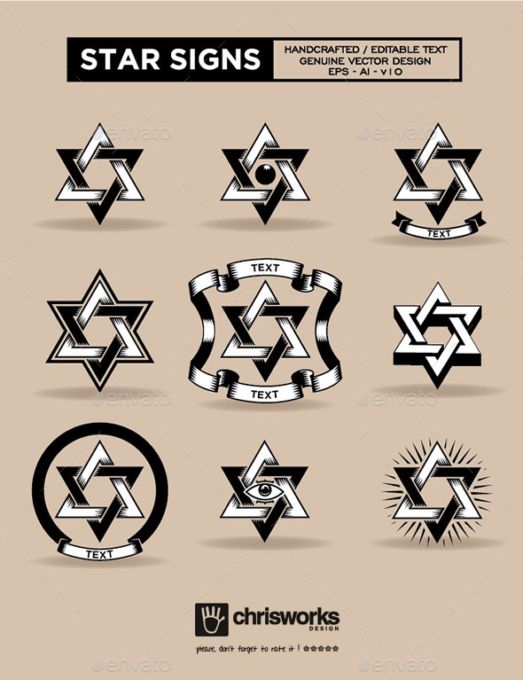 GraphicRiver Star Signs 9478710 GraphicRiver Star Signs 9478710