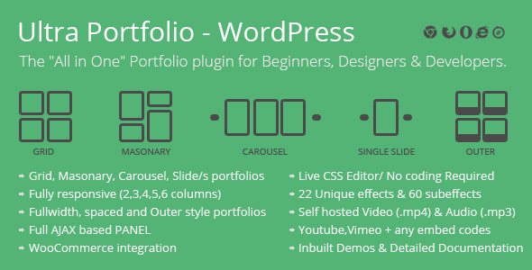 Ultra Portfolio - WordPress - CodeCanyon Item for Sale