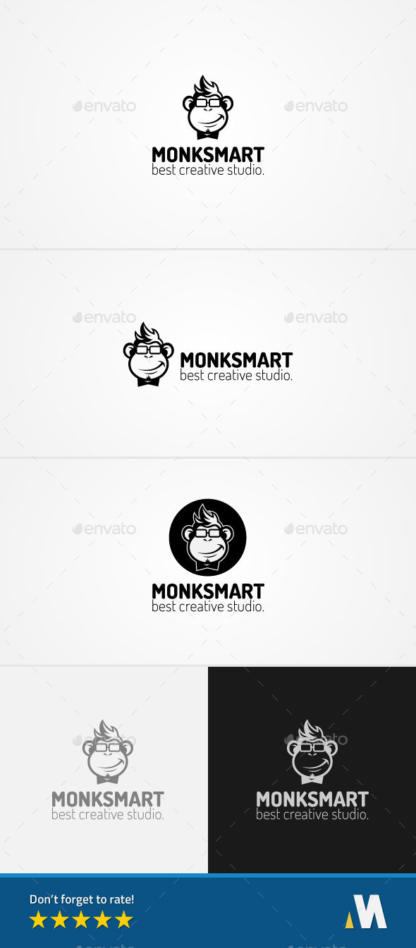 GraphicRiver Smart Geek Monkey Creative Studio 9520425 GraphicRiver Smart Geek Monkey Creative Studio 9520425