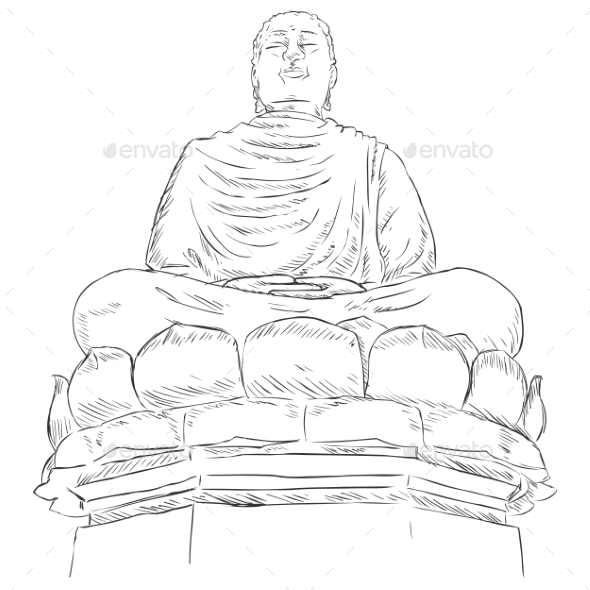 GraphicRiver Monument Buddha on the Lotus 9520650 GraphicRiver Monument Buddha on the Lotus 9520650