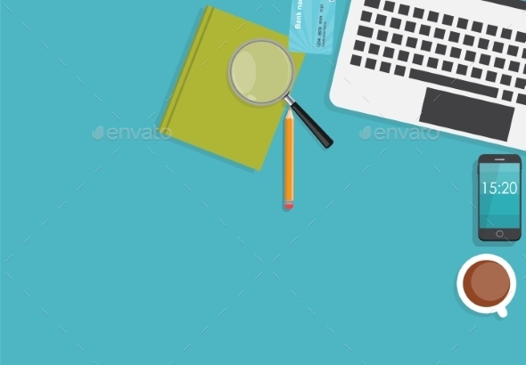 GraphicRiver Working Place Modern Office Interior Flat Design 9520772 GraphicRiver Working Place Modern Office Interior Flat Design 9520772