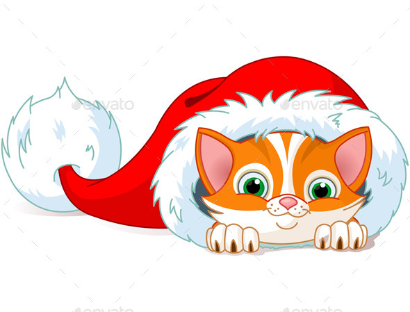 GraphicRiver Christmas Cat 9522872 GraphicRiver Christmas Cat 9522872