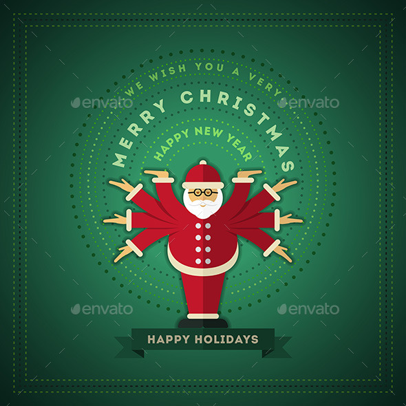 GraphicRiver Santa Claus Greeting 9523463 GraphicRiver Santa Claus Greeting 9523463