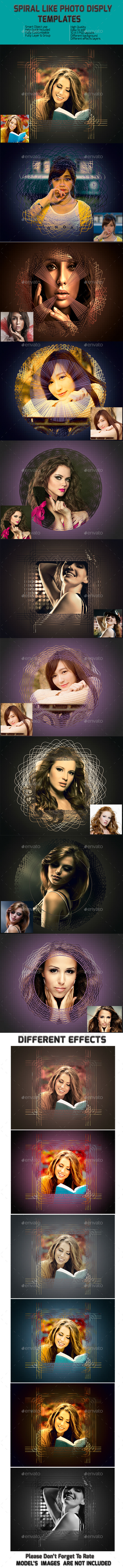 Spiral Like Frame Templates Spiral Like Frame Templates