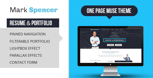 Business Portfolio & Resume Muse Template