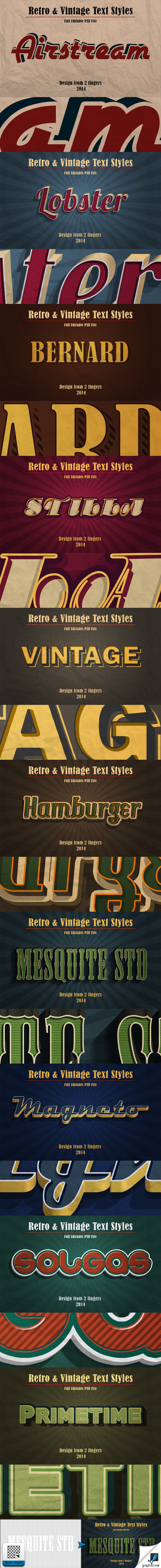 GraphicRiver Retro & Vintage Text Styles Vol.1 9524591 GraphicRiver Retro & Vintage Text Styles Vol.1 9524591