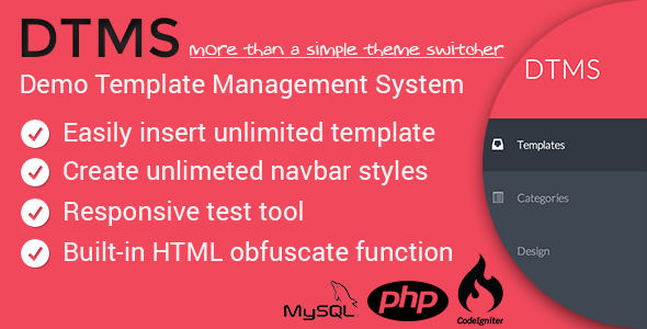 DTMS - Demo Templates Management System - CodeCanyon Item for Sale