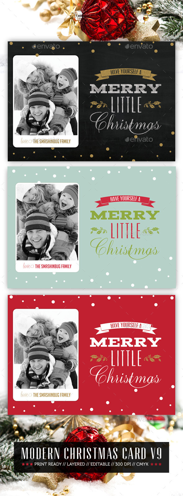 GraphicRiver Modern Christmas Card V9 9525868 GraphicRiver Modern Christmas Card V9 9525868