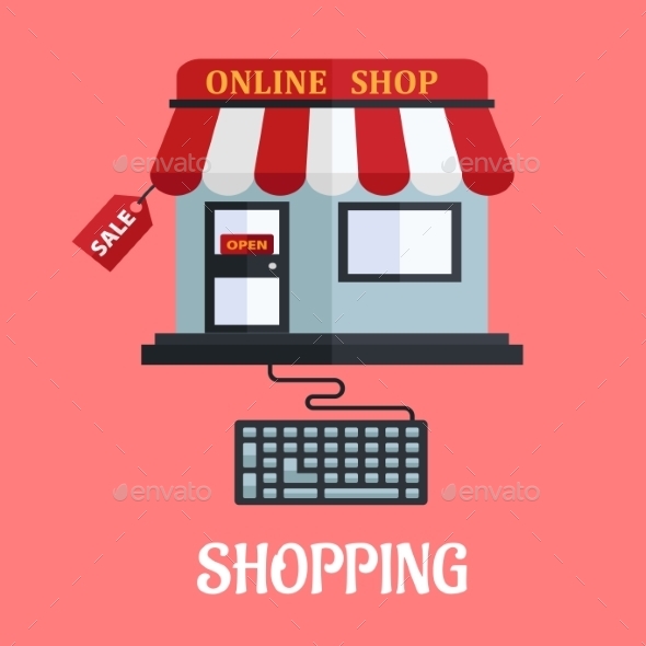GraphicRiver Online Shopping Flat Design 9526038 GraphicRiver Online Shopping Flat Design 9526038