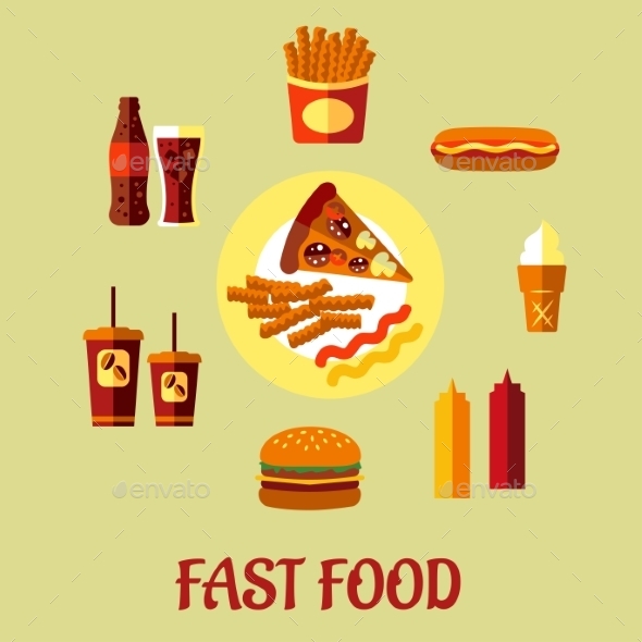 GraphicRiver Fast Food Poster 9527021 GraphicRiver Fast Food Poster 9527021