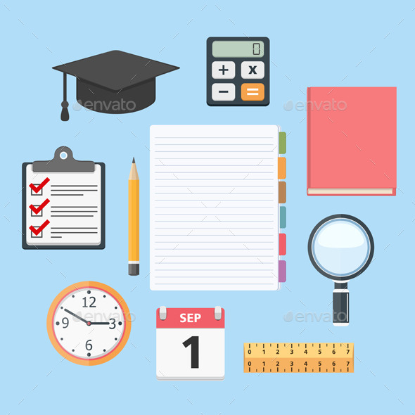 GraphicRiver Education Objects 9527806 GraphicRiver Education Objects 9527806