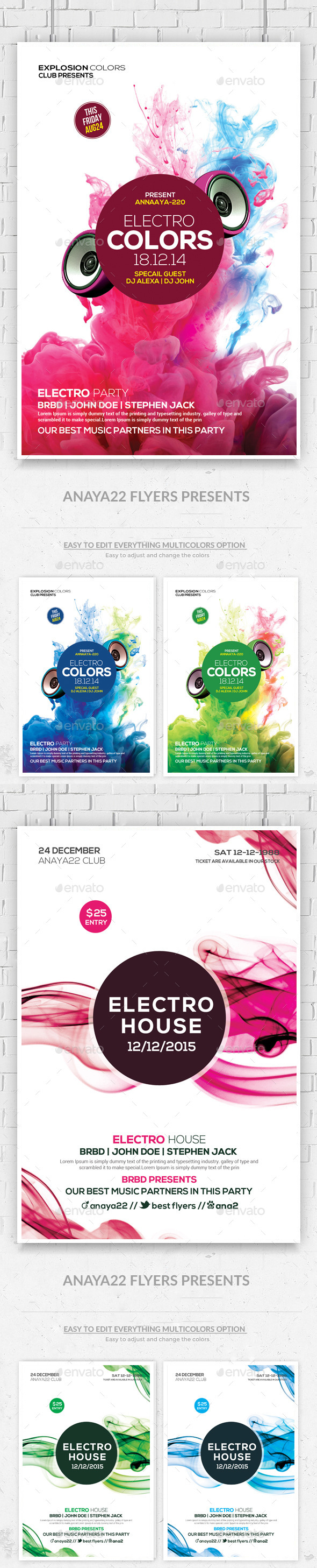 GraphicRiver Futuristic Flyer Templates 9527887 GraphicRiver Futuristic Flyer Templates 9527887