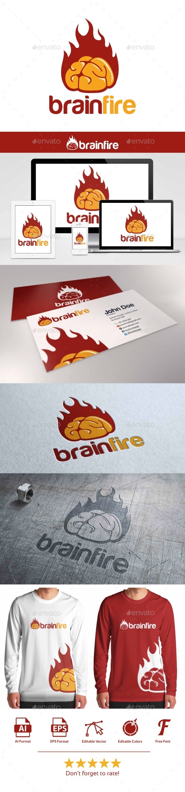 Brain Fire Logo (Objects)