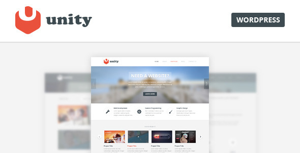 Unity - Multipurpose Wordpress Theme