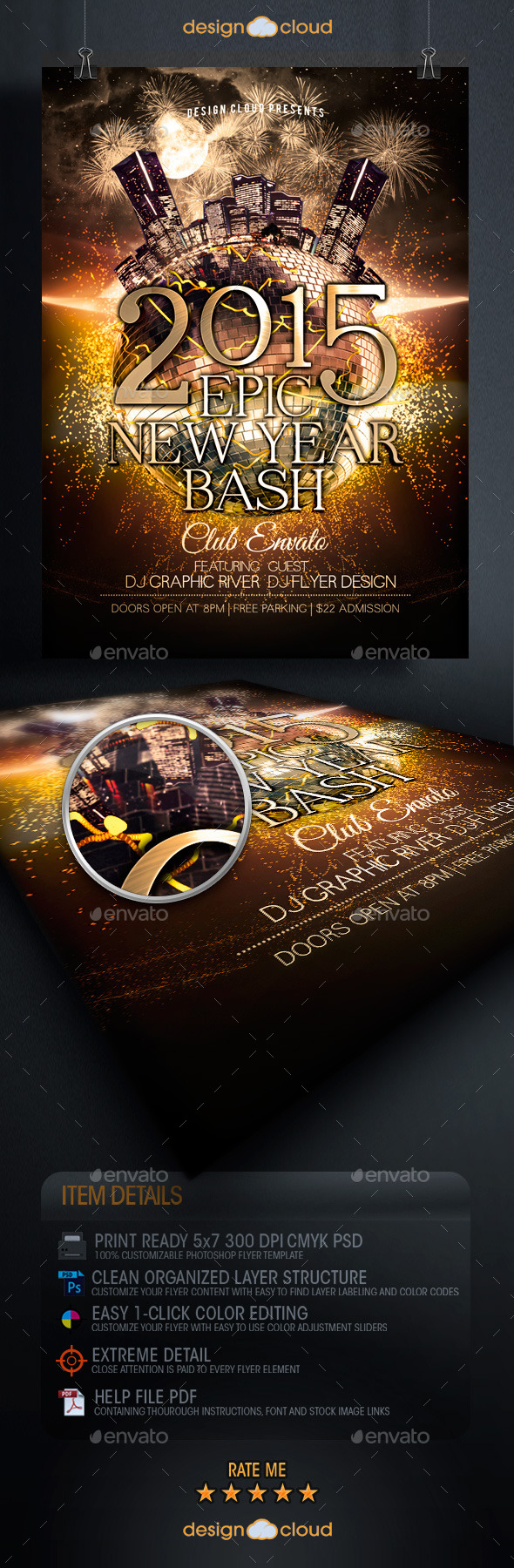 GraphicRiver Epic New Year Bash Party Flyer Template 9528919 GraphicRiver Epic New Year Bash Party Flyer Template 9528919