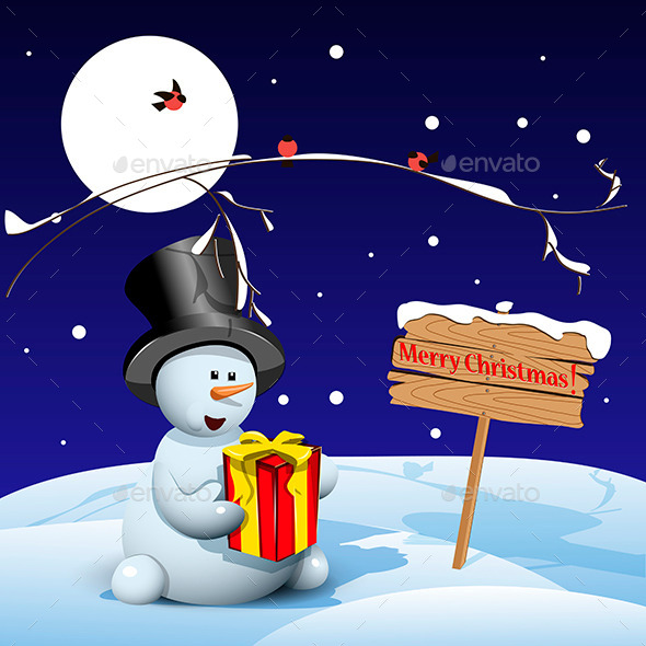 GraphicRiver Christmas Snowman 9529215 GraphicRiver Christmas Snowman 9529215