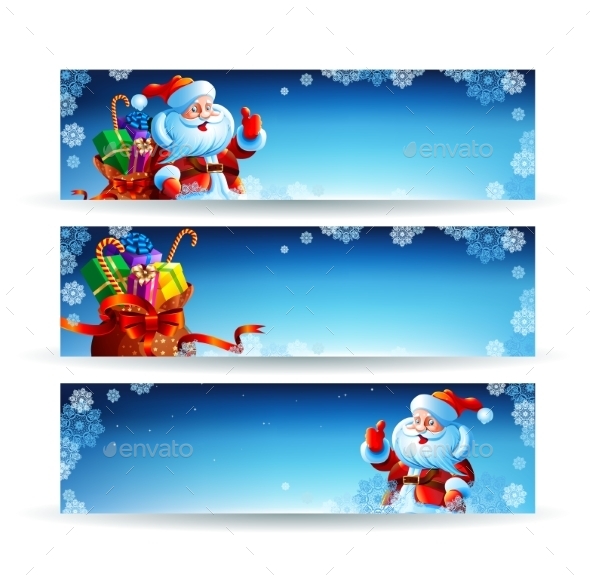GraphicRiver Banner with a Bag of Christmas Gifts 9529617 GraphicRiver Banner with a Bag of Christmas Gifts 9529617