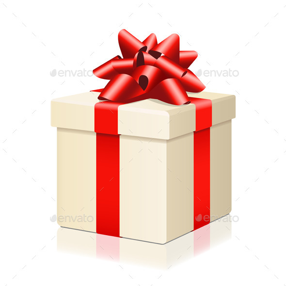 GraphicRiver Gift Box with Red Ribbon 9530394 GraphicRiver Gift Box with Red Ribbon 9530394
