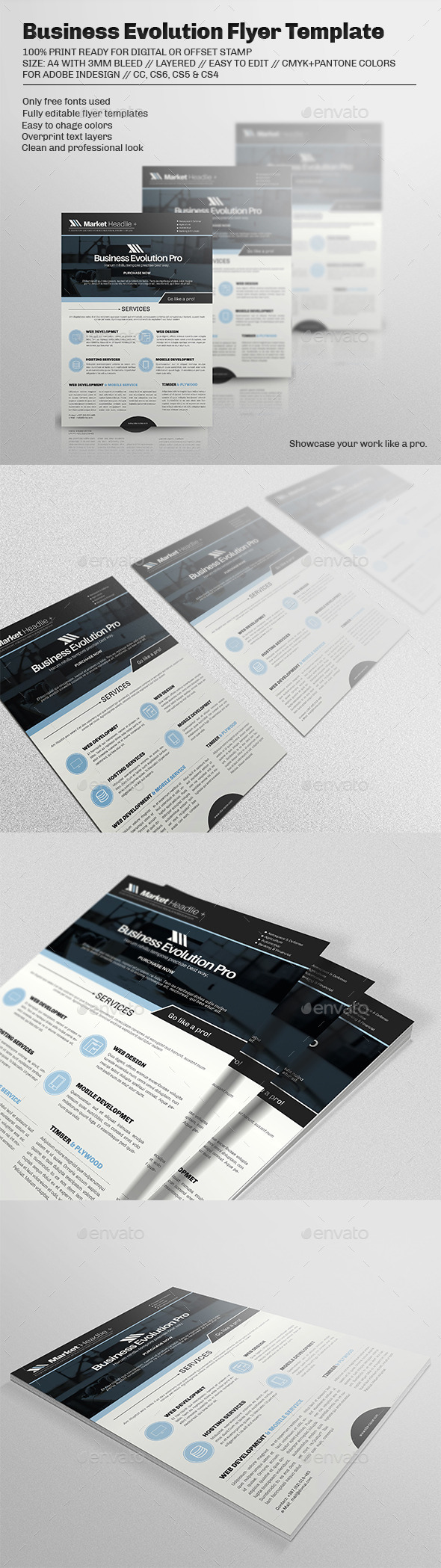 GraphicRiver Business Evolution Flyer Template 9533014 GraphicRiver Business Evolution Flyer Template 9533014