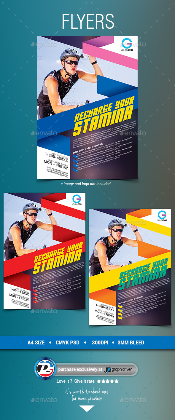 GraphicRiver Modern Sports Flyers 9533122 GraphicRiver Modern Sports Flyers 9533122