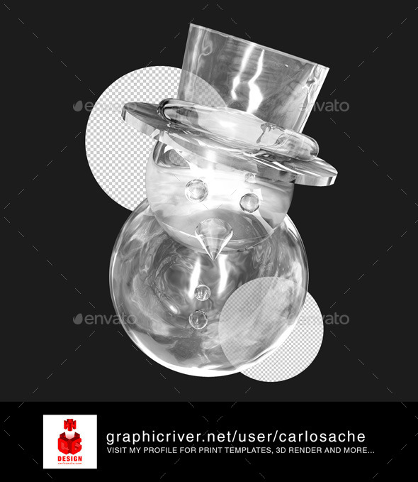 Snowman 3D Render Snowman 3D Render