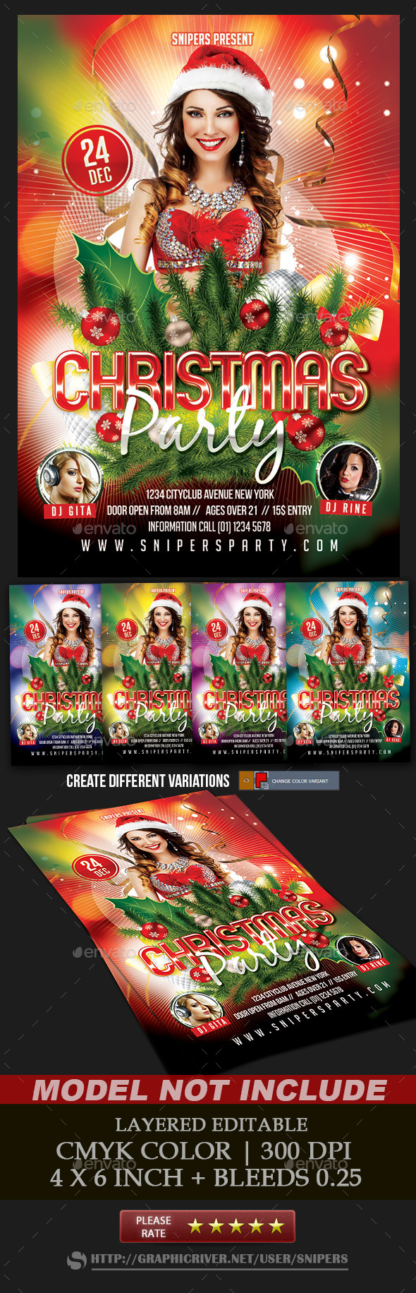 Christmas Party Flyer