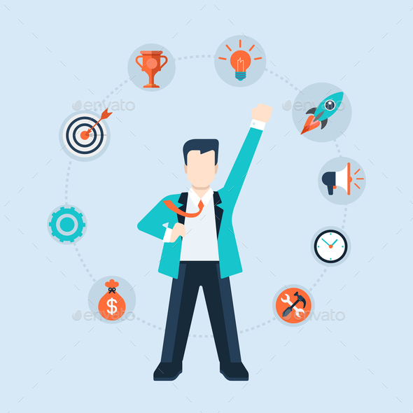 GraphicRiver Businessman Leadership Concept 9537595 GraphicRiver Businessman Leadership Concept 9537595