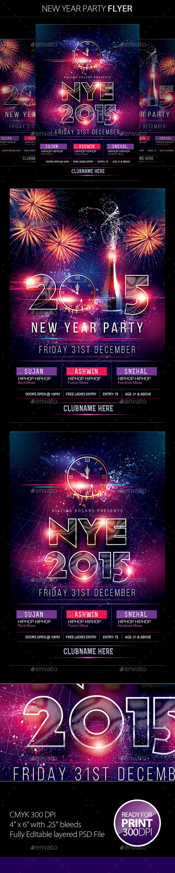 GraphicRiver New Year Party Flyer 9538731 GraphicRiver New Year Party Flyer 9538731