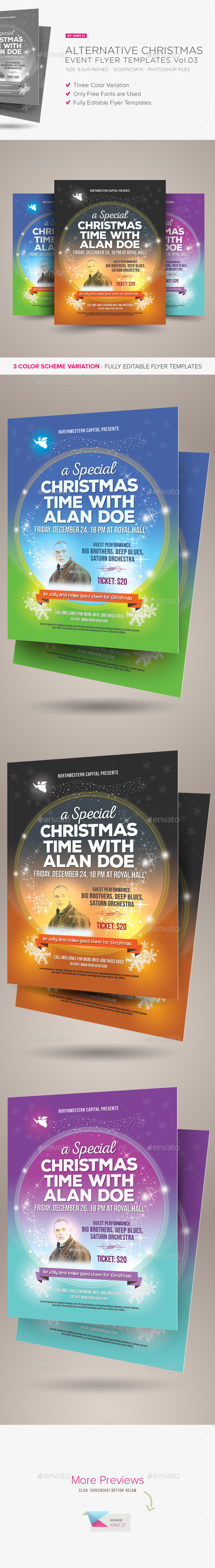 GraphicRiver Alternative Christmas Event Flyer Vol.03 9538862 GraphicRiver Alternative Christmas Event Flyer Vol.03 9538862
