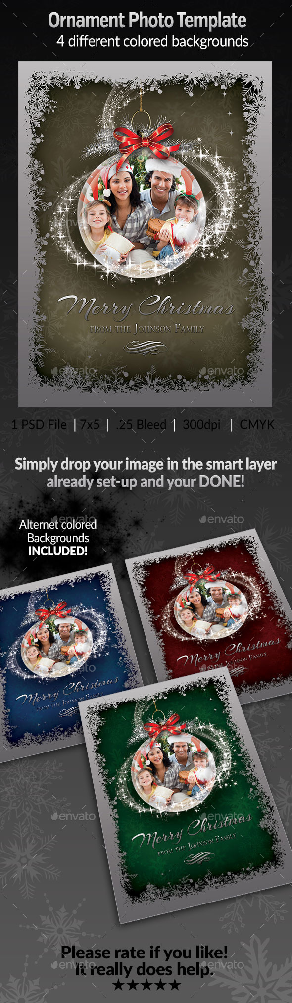 GraphicRiver Ornament Photo Template 9539211 GraphicRiver Ornament Photo Template 9539211