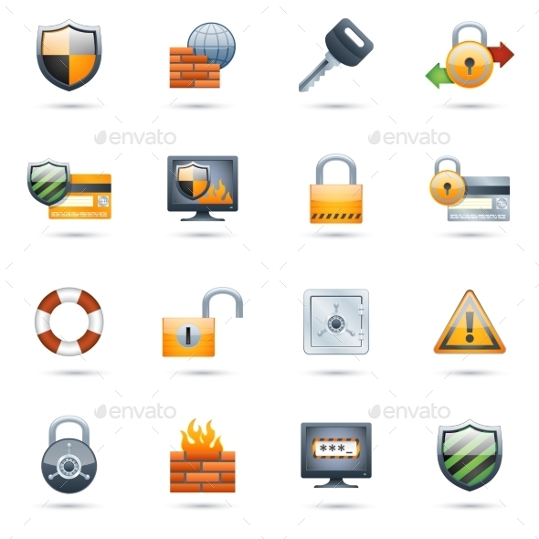 Security Icons Set (Software)