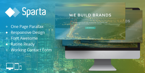 Sparta - Responsive One Page HTML Template