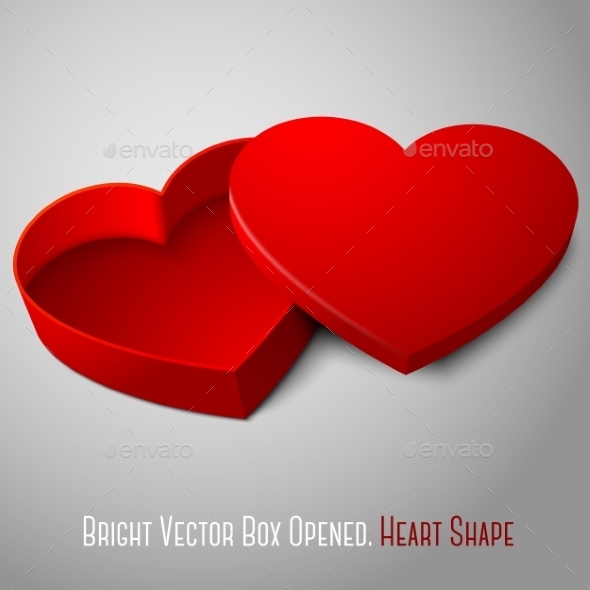 GraphicRiver Heart Shaped Box 9540772 GraphicRiver Heart Shaped Box 9540772
