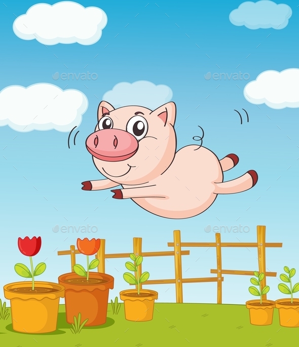 GraphicRiver A Pig 9540942 GraphicRiver A Pig 9540942