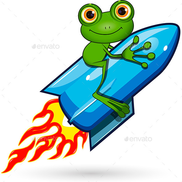 Frog on a Rocket