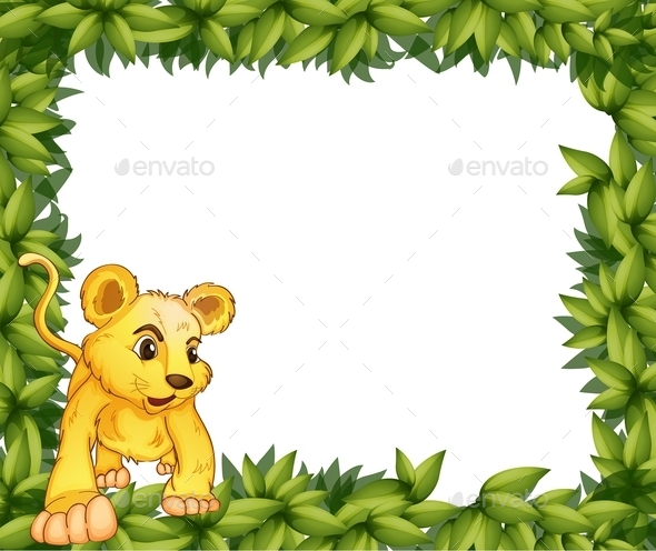 GraphicRiver A Frame with an Animal 9541613 GraphicRiver A Frame with an Animal 9541613