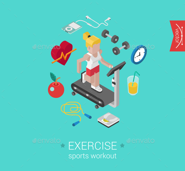 GraphicRiver Exercise Concept 9542484 GraphicRiver Exercise Concept 9542484