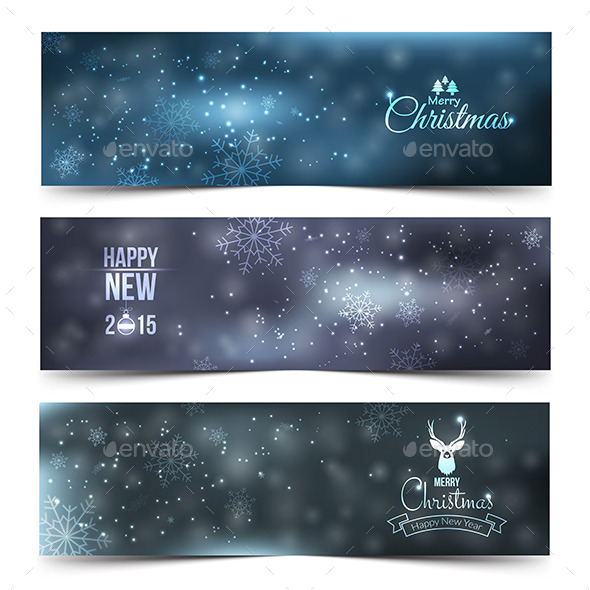 GraphicRiver Set of Colorful Abstract Christmas Banners 9499907 GraphicRiver Set of Colorful Abstract Christmas Banners 9499907
