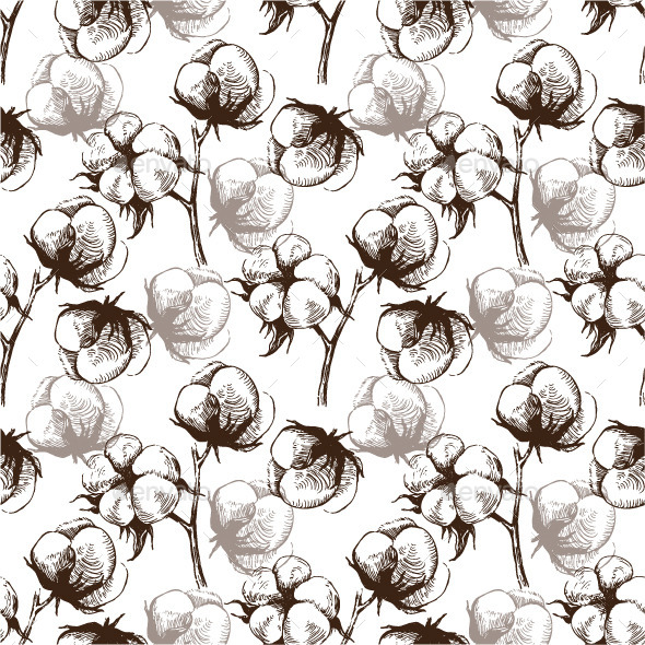 GraphicRiver Cotton Seamless Pattern 8819828 GraphicRiver Cotton Seamless Pattern 8819828