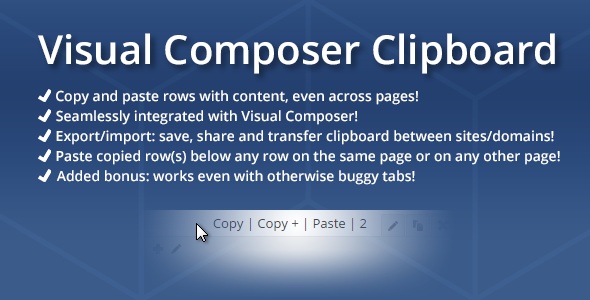 Visual Composer Clipboard Visual Composer Clipboard