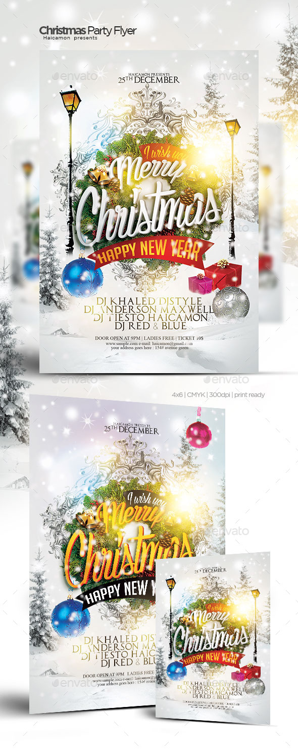 GraphicRiver Christmas Party Flyer 9545817 GraphicRiver Christmas Party Flyer 9545817