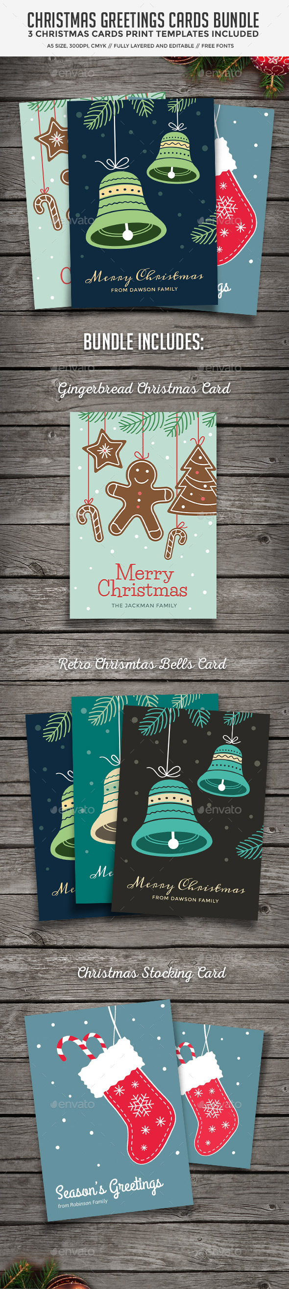 Christmas Cards Bundle (Holiday)