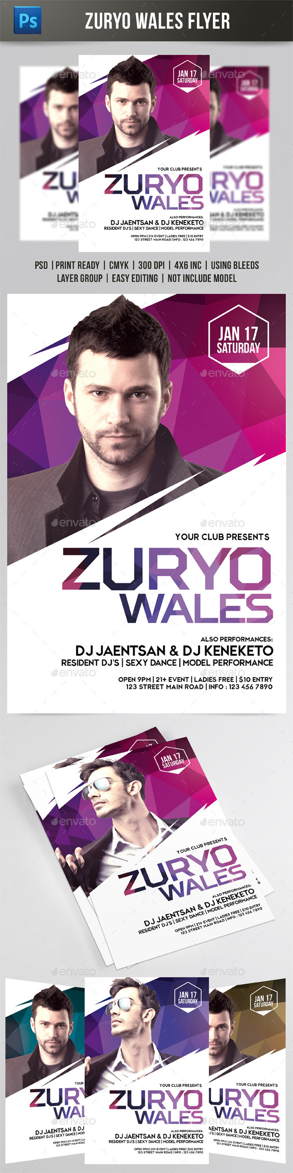 Zuryo Wales Flyer (Events)