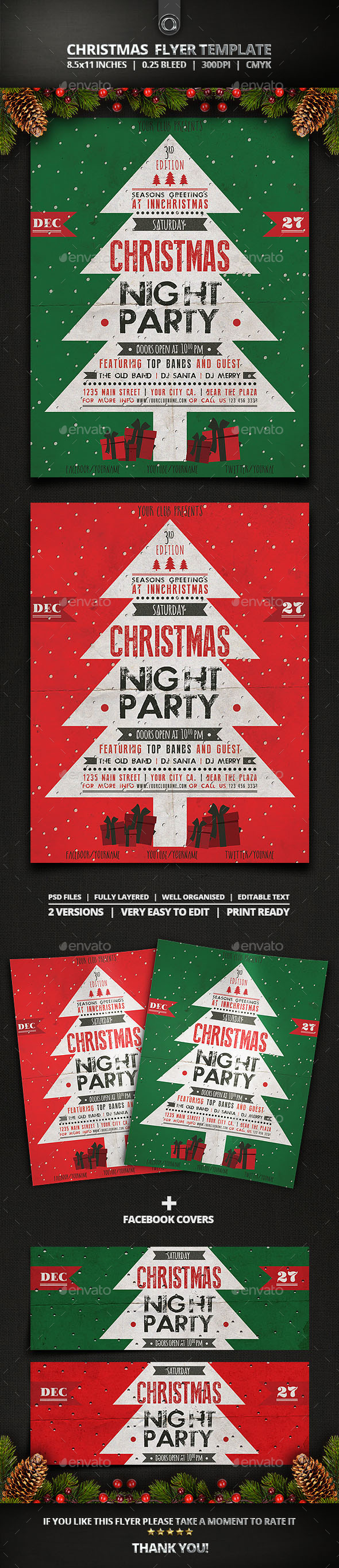 GraphicRiver Christmas Flyer Template 9547816 GraphicRiver Christmas Flyer Template 9547816